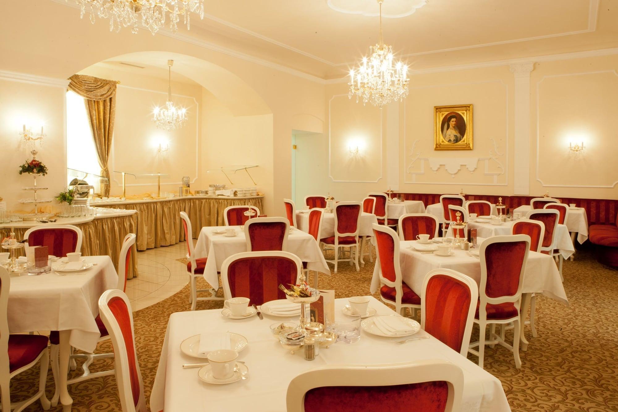 Hotel Kaiserin Elisabeth Wina Restoran foto